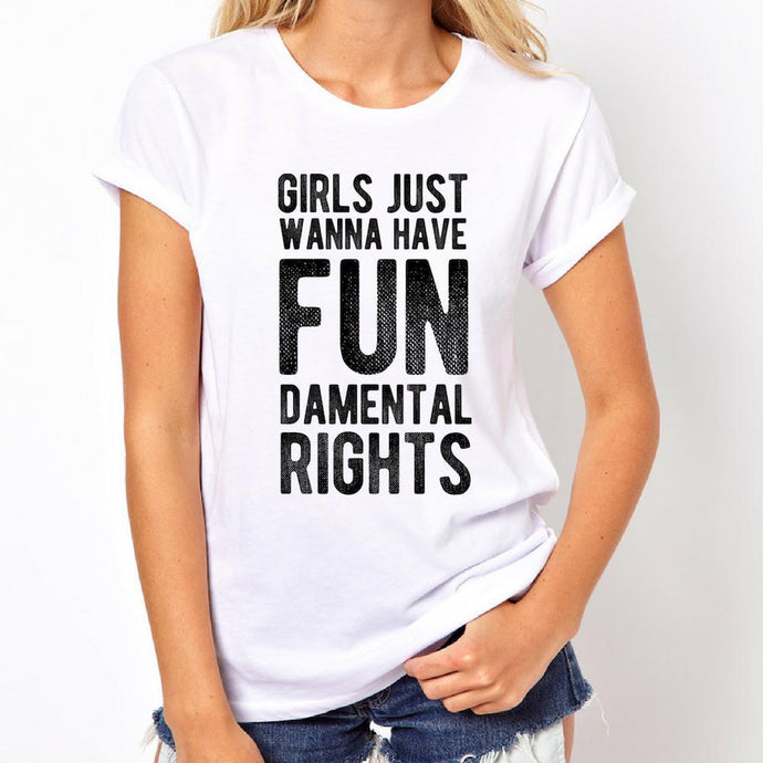 Classic 90's Style Fundamental T Shirt -  Feminist T Shirt